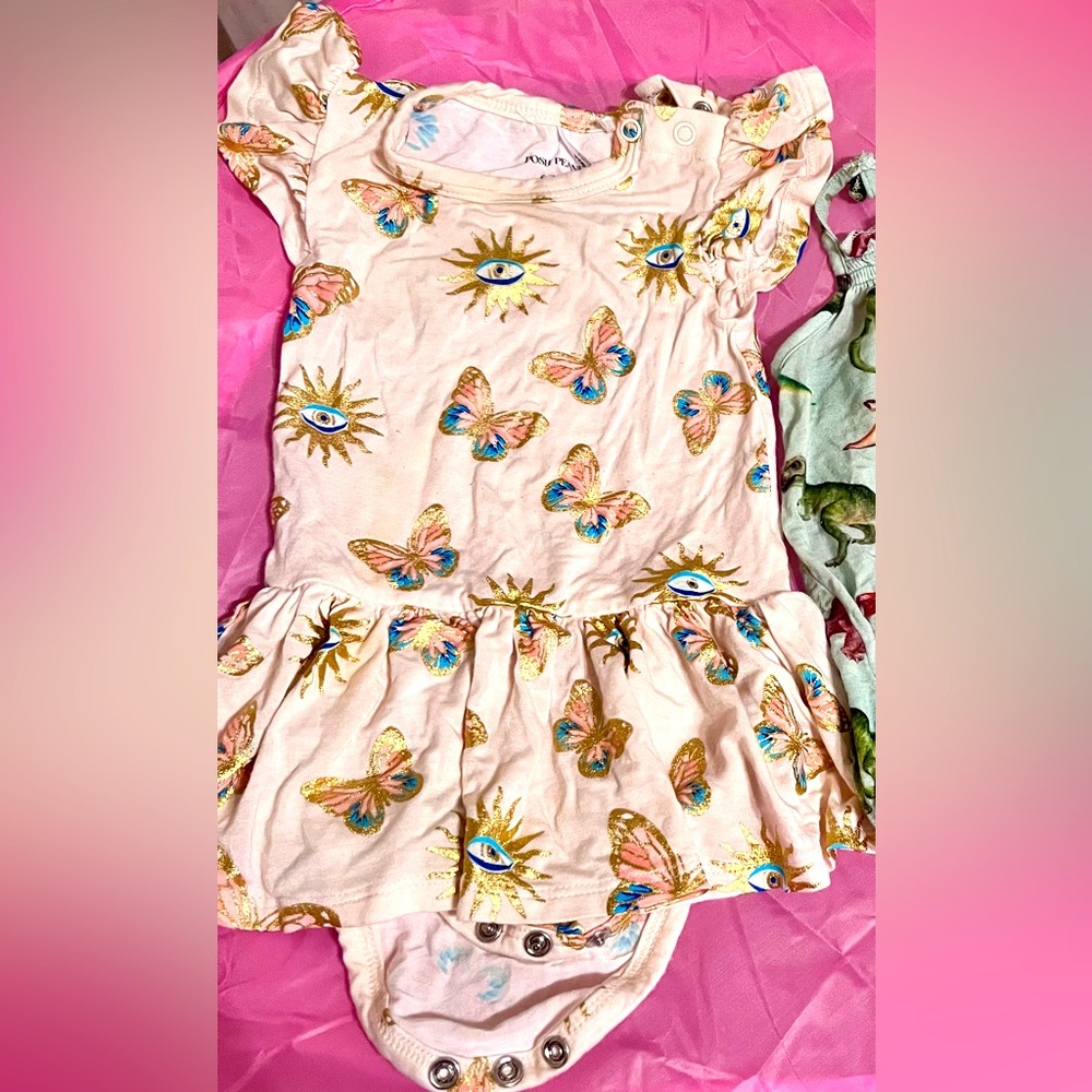 6-12 Posh Peanut Pandora Bodysuit dress